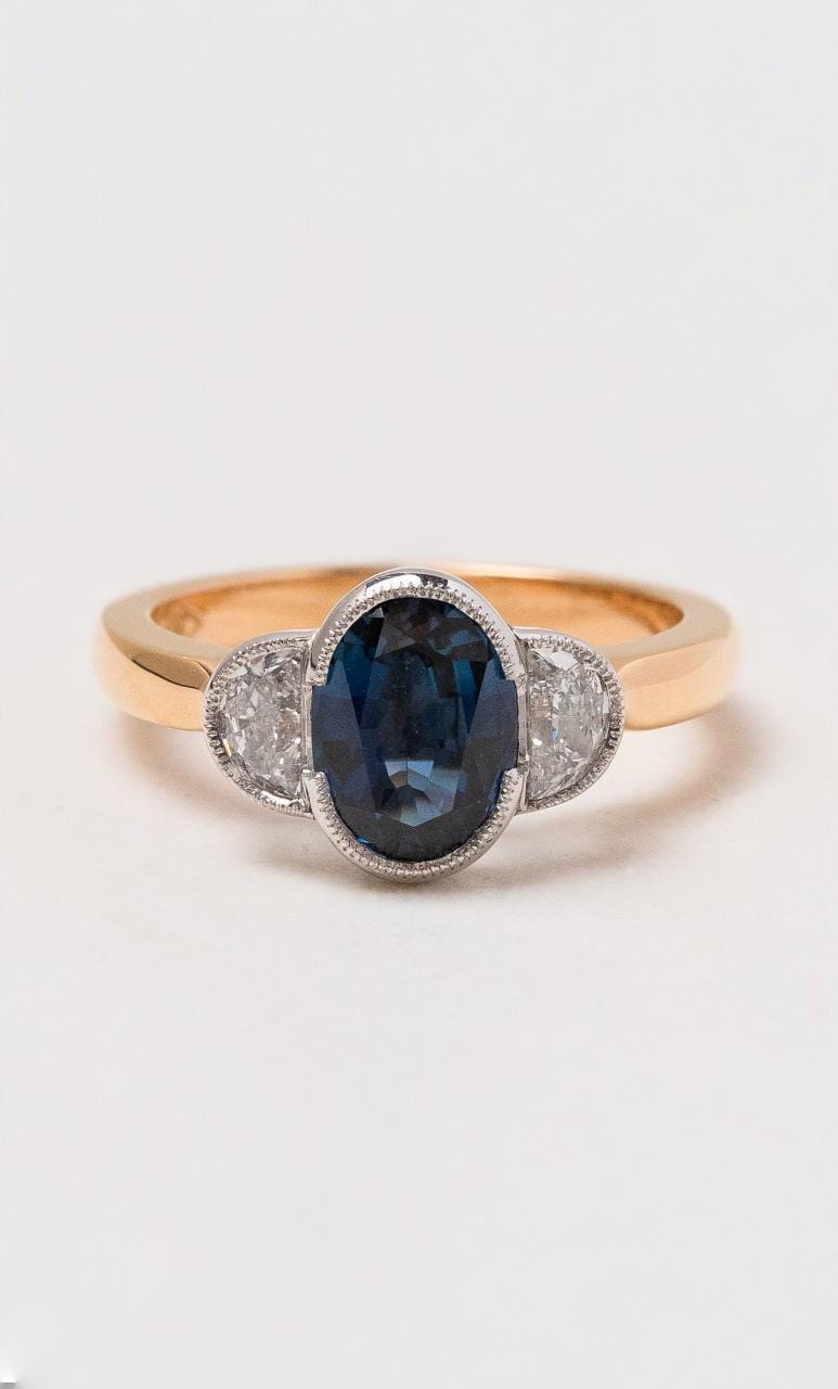 Sapphire on sale trilogy ring