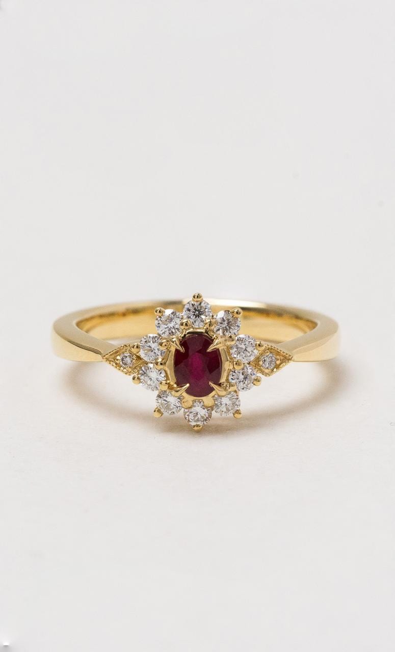 18k vintage store ring