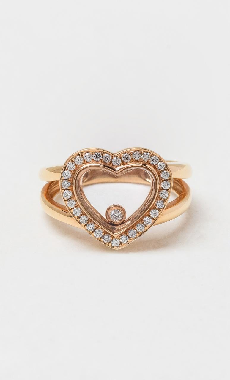 2024 © Hogans Family Jewellers 18K RG Diamond Heart Ring