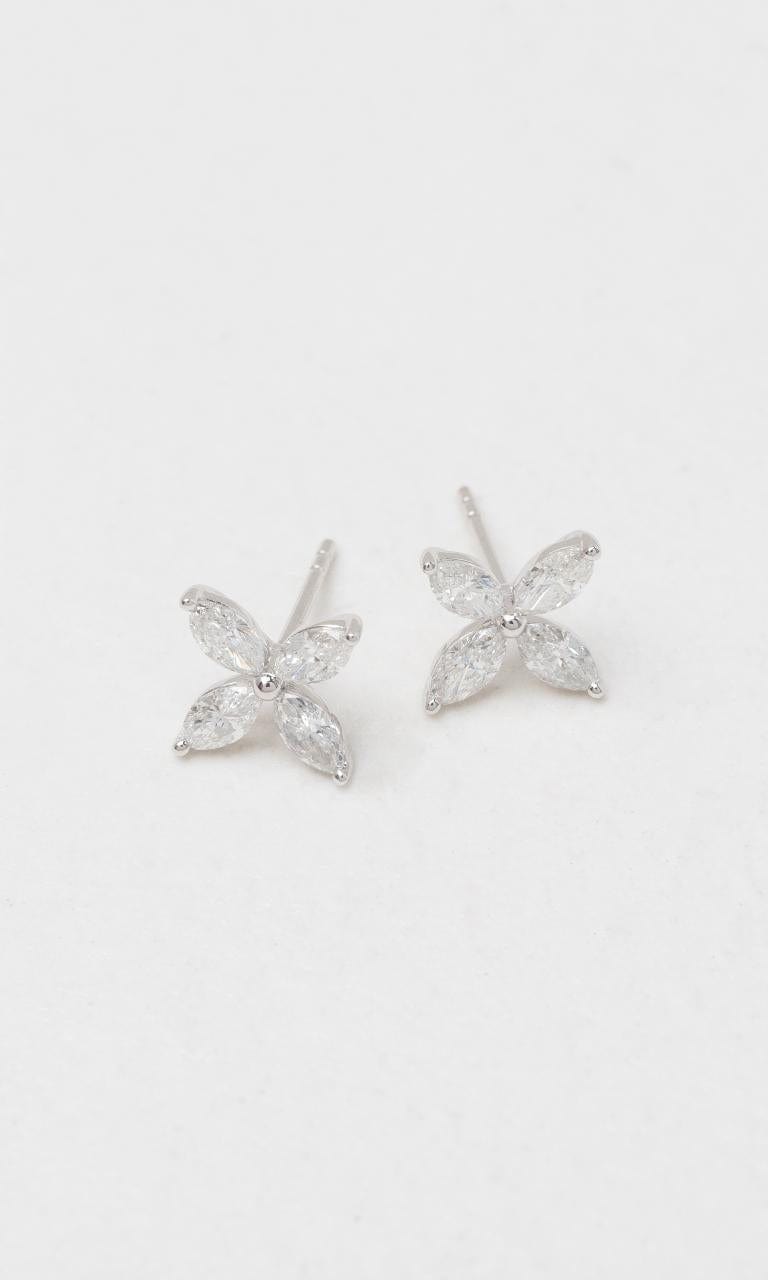 2024 © Hogans Family Jewellers 18K WG 1.18ct TDW Marquise Diamond Stud Earrings