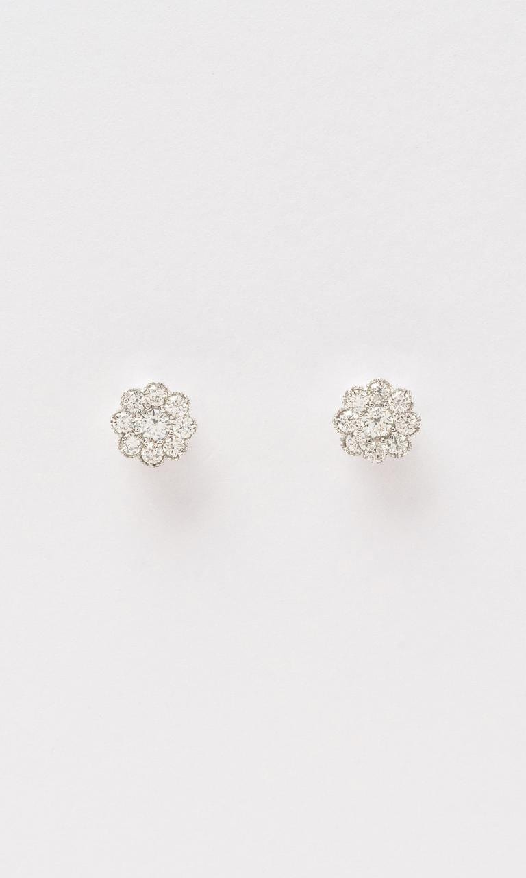 2024 © Hogans Family Jewellers 18K WG Diamond Cluster Stud Earrings