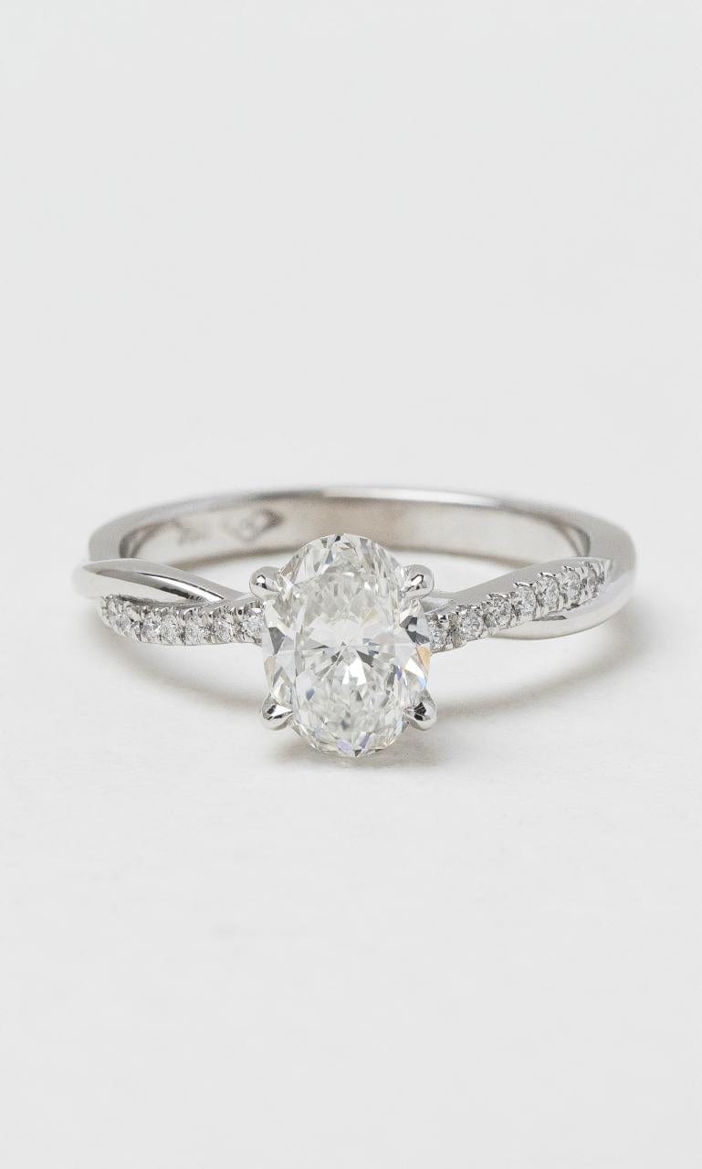 2024 © Hogans Family Jewellers 18K WG Oval Cut Solitaire Diamond Ring