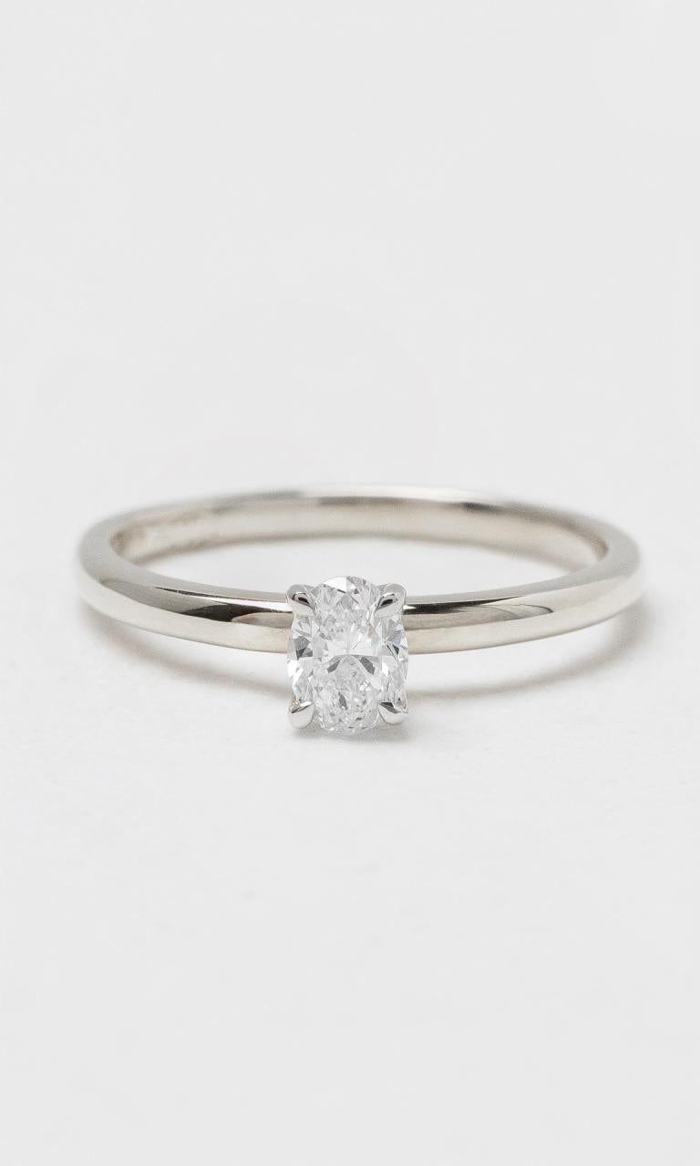 2024 © Hogans Family Jewellers 18K WG Oval Solitaire Diamond Ring