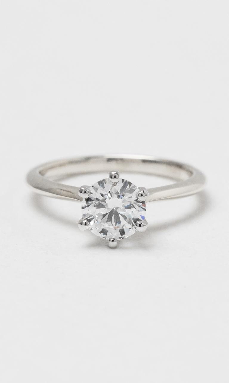 2024 © Hogans Family Jewellers 18K WG Round Brilliant Solitaire Diamond Ring