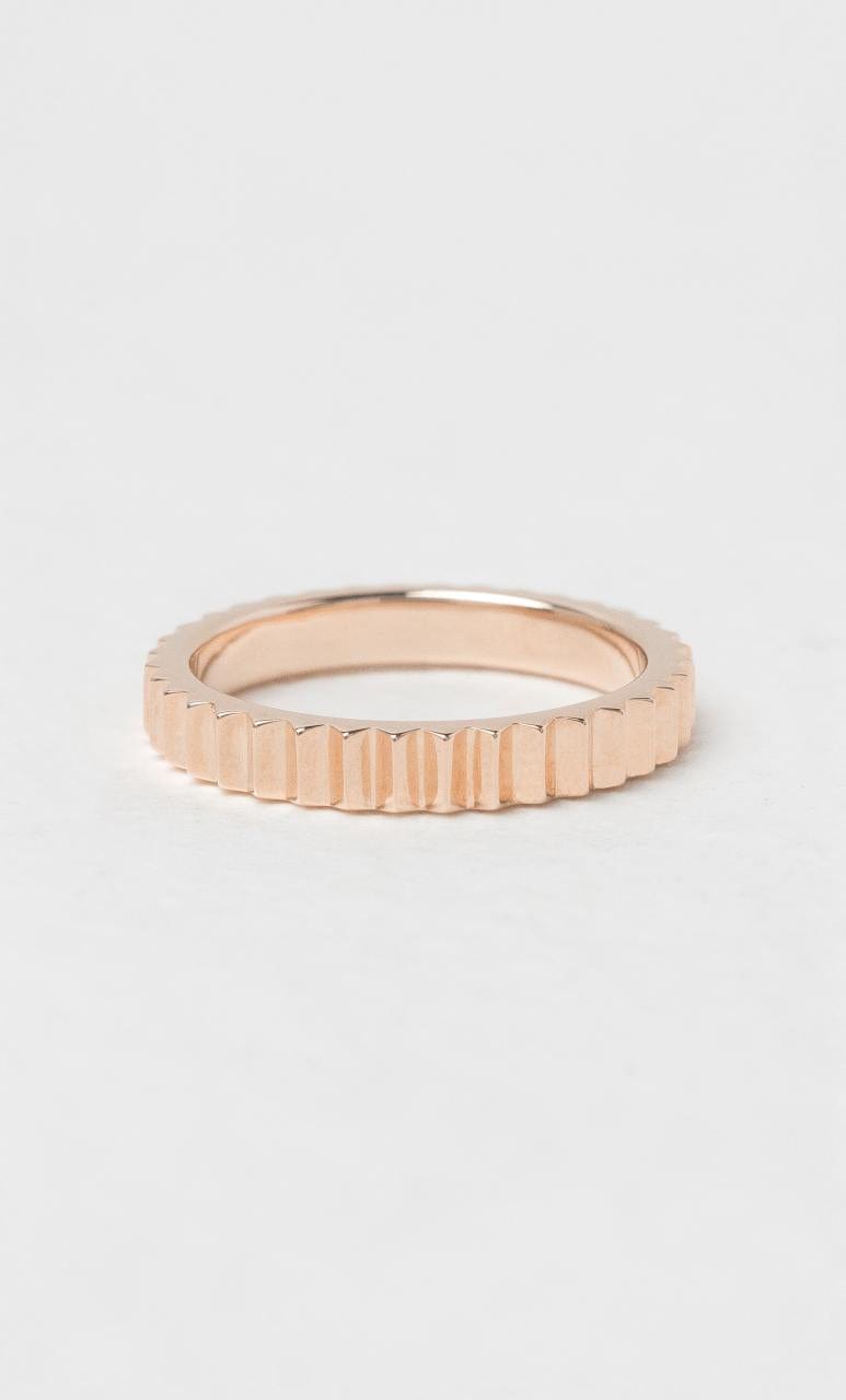 2024 © Hogans Family Jewellers 9K RG 2mm Ribbed Ring