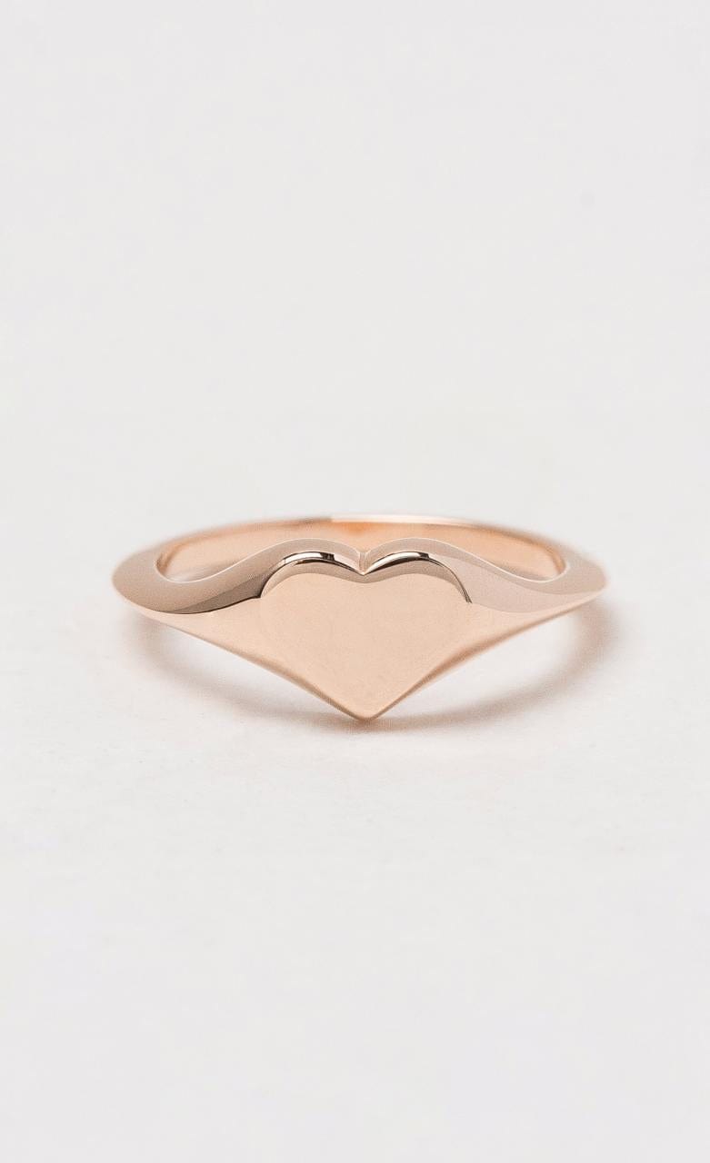 2024 © Hogans Family Jewellers 9K RG Heart Signet Ring