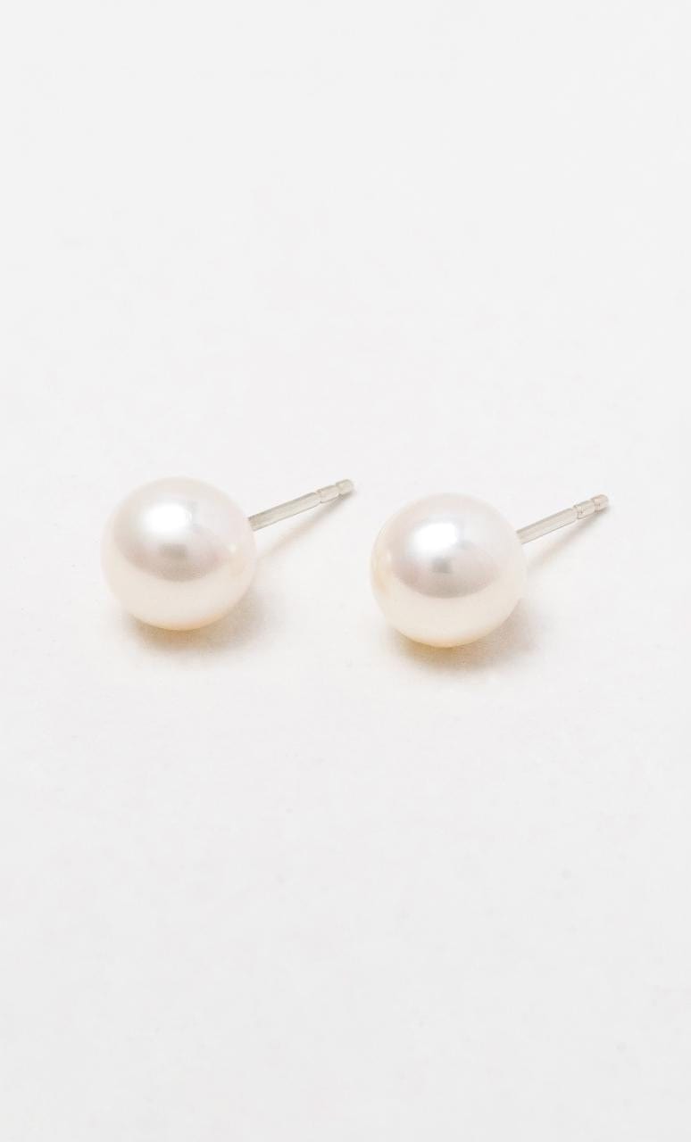 2024 © Hogans Family Jewellers 9K WG Freshwater Pearl Stud Earrings