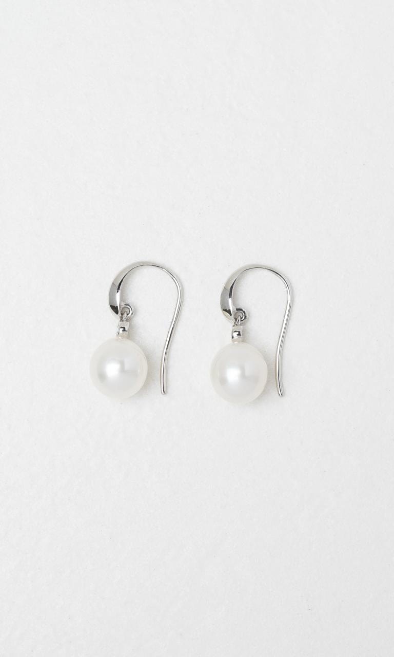 2024 © Hogans Family Jewellers 9K WG South Sea Pearl Drop Earrings