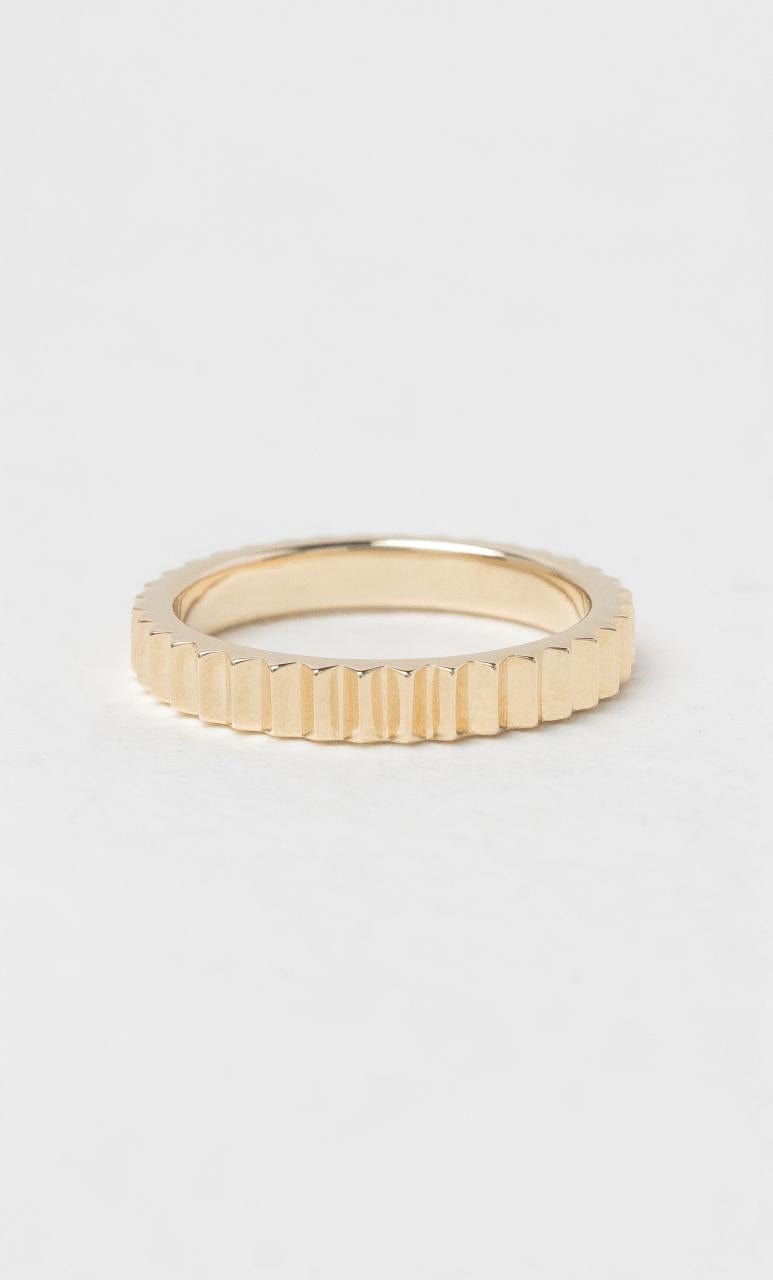 2024 © Hogans Family Jewellers 9K YG 2mm Ribbed Ring