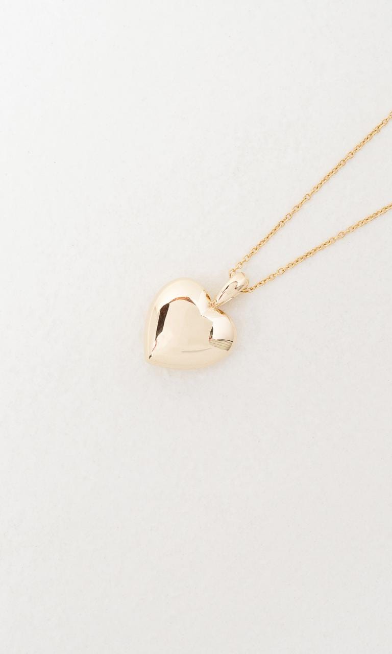 2024 © Hogans Family Jewellers 9K YG Heart Shaped Memorial Pendant