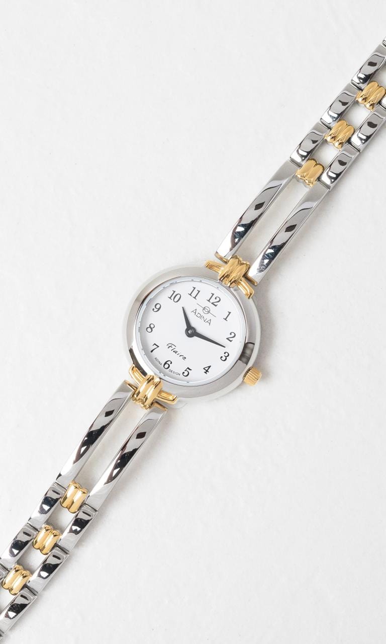 2024 © Hogans Family Jewellers Adina Ladies Flaire White Dress Watch