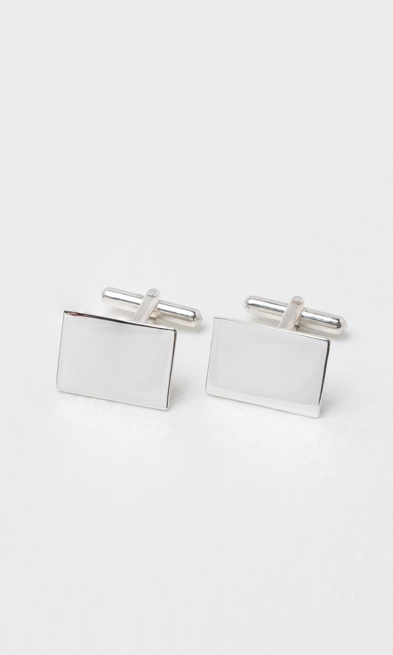 2024 © Hogans Family Jewellers Sterling Silver Rectangle Cufflinks