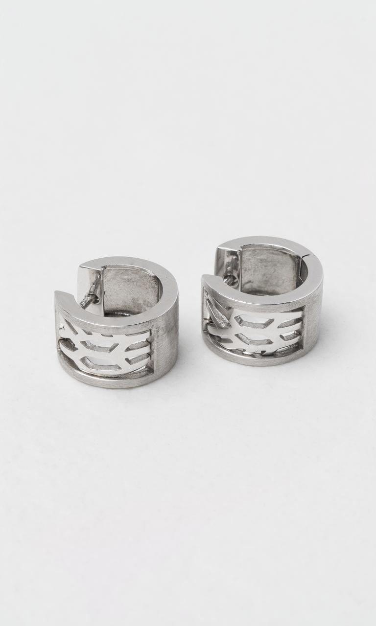 2024 © Hogans Family Jewellers Sterling Silver Wide Huggie Earrings