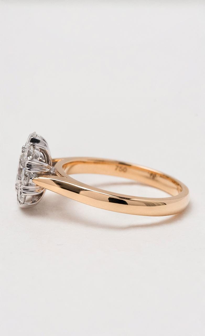 Half carat clearance oval diamond ring