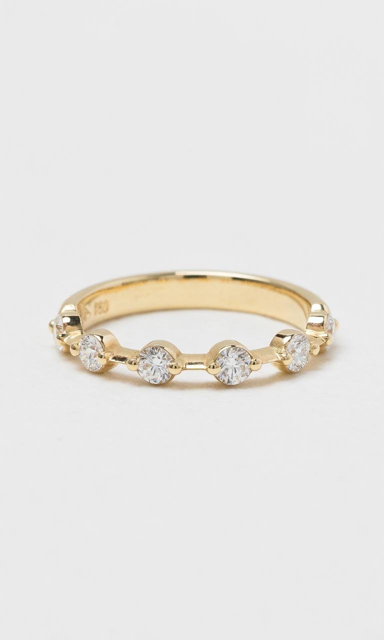 Hogans Family Jewellers 18K YG 0.42ct TDW Dots & Bar Diamond Band