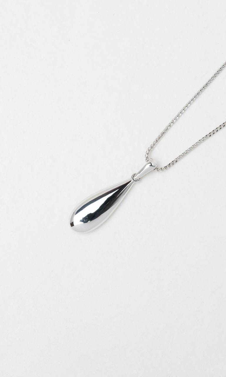 Hogans Family Jewellers 9K WG Tear Drop Shaped Pendant