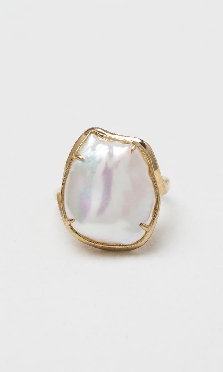 Hogans Family Jewellers 9K YG 12-18mm Keshi Pearl Ring