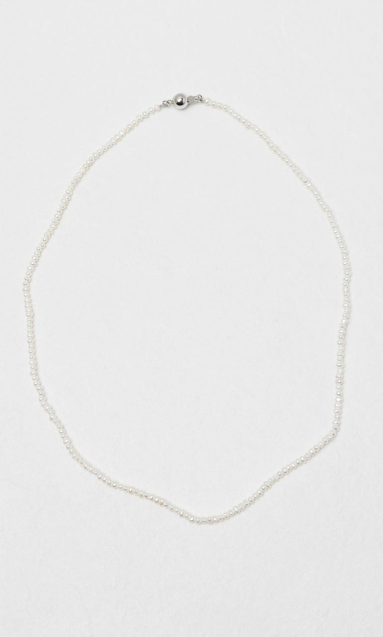 9K WG Seed Pearl Necklace